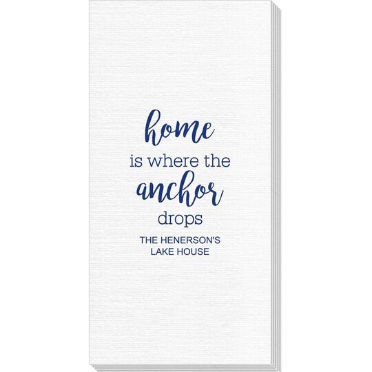 Home is Where the Anchor Drops Deville Guest Towels
